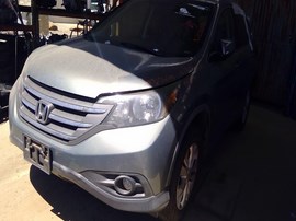 2012 HONDA CR-V. GREEN, EX-L MODEL, 2.4L, AT, AWD.  A26292